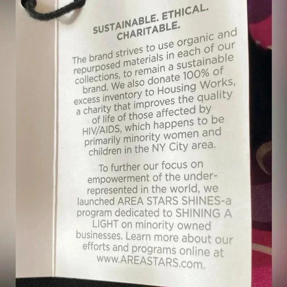 Area Stars Cutout Midriff Long Sleeve Dress NWT Size Large Holiday Party - Picture 11 of 16